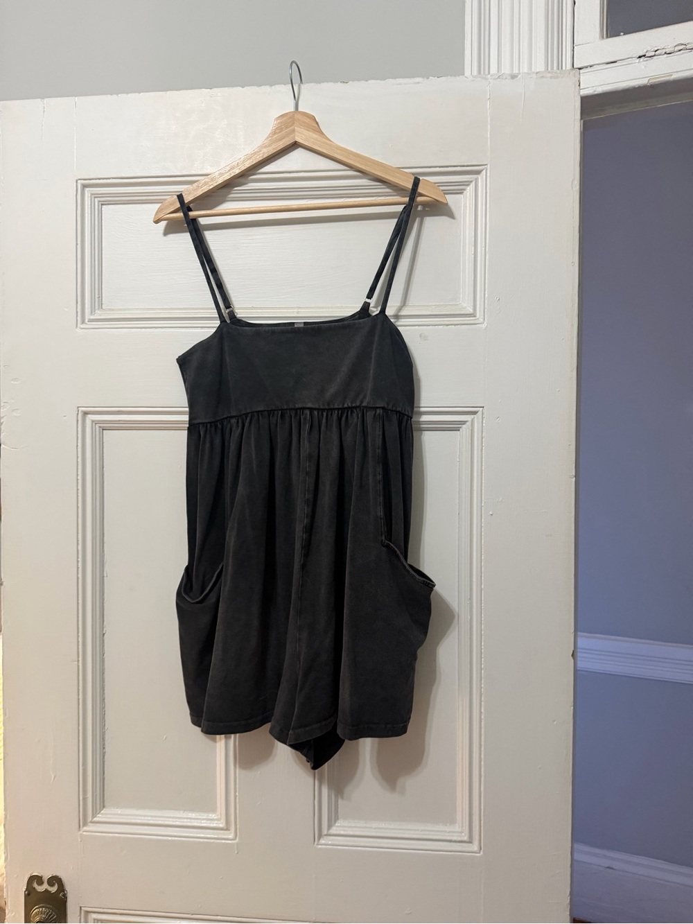 Free People Black Romper